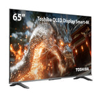 Smart TV QLED 65 4K Toshiba Google TV 4HDMI 2USB Wi-Fi