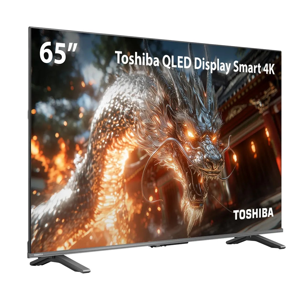 Smart TV QLED 65 4K Toshiba Google TV 4HDMI 2USB Wi-Fi