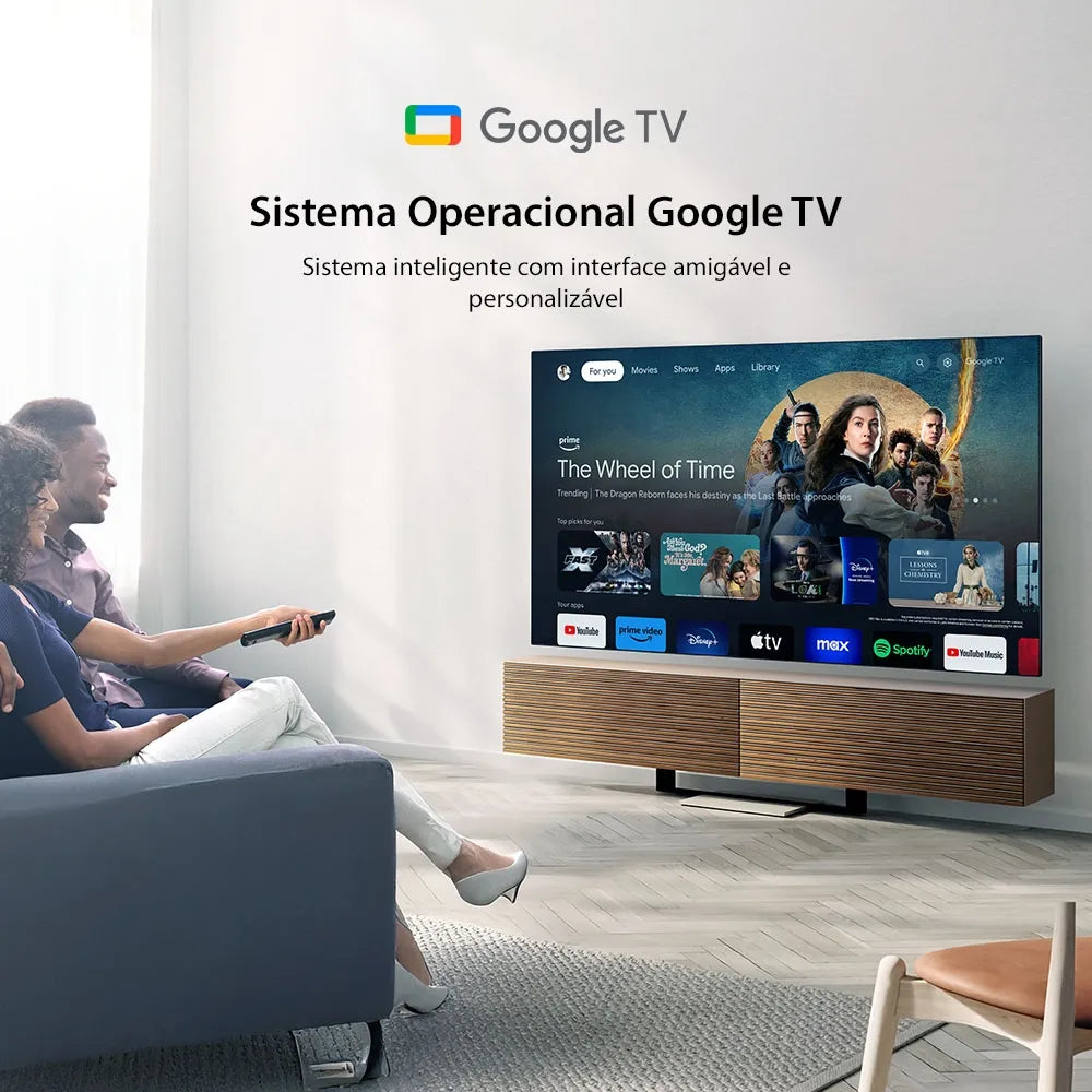 Smart TV QLED 65" 4K Toshiba 65C450NS Google TV - TB036M