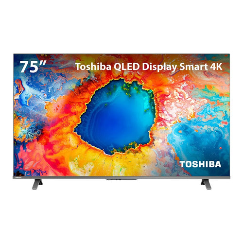 Smart TV QLED 75" 4K Toshiba 75C450NS Google TV - TB037M