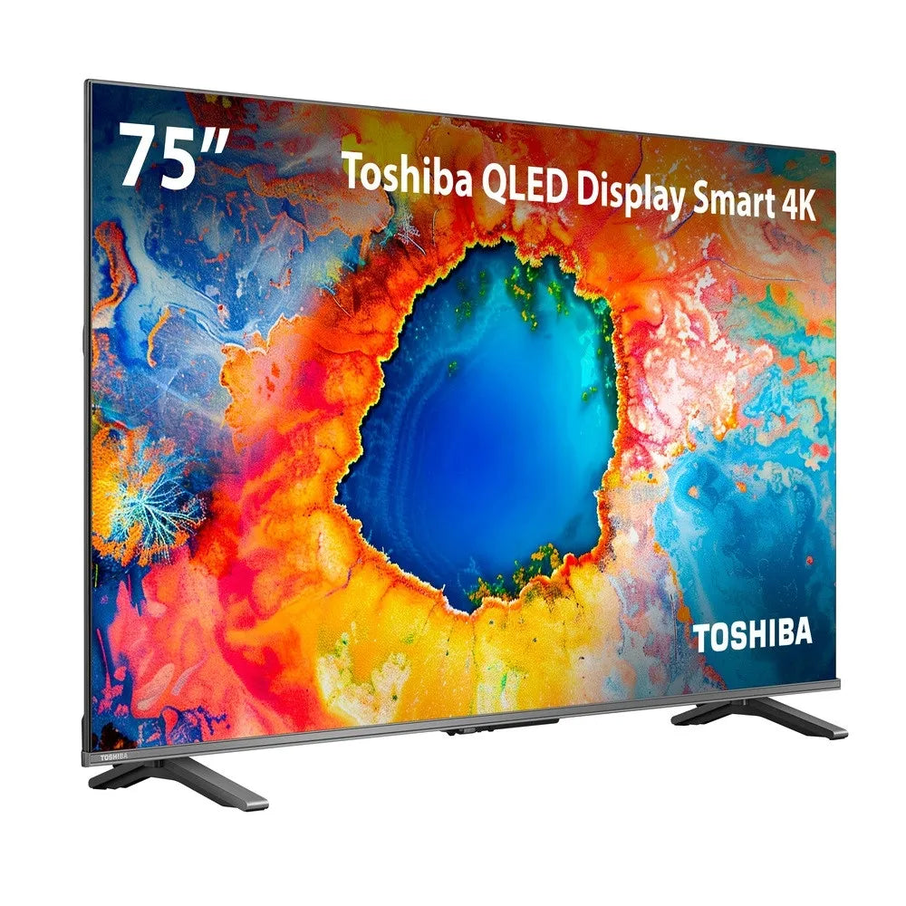Smart TV QLED 75" 4K Toshiba 75C450NS Google TV - TB037M