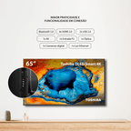 Smart TV DLED 65" 4K Toshiba 65C350NS VIDAA 4 HDMI 2 USB Wi-Fi - TB032M